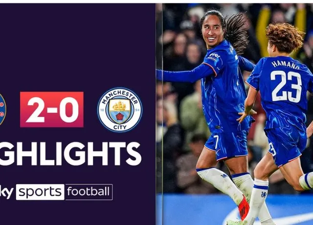 Chelsea clinch victory over Man City to lead WSL table